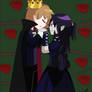 Prince Blade and Princess Mariana-kiss on the hand