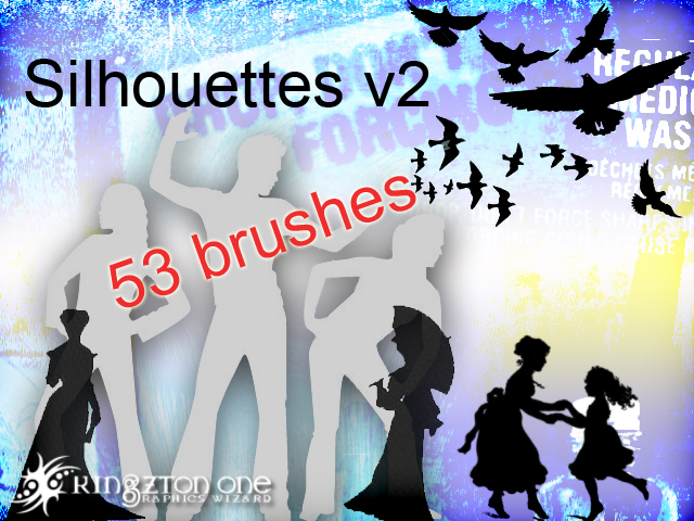 Silhouette brushes V2