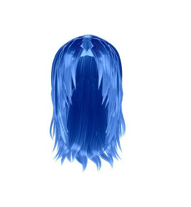 ROBLOX: Free Blue Hair by Julia-BM on DeviantArt