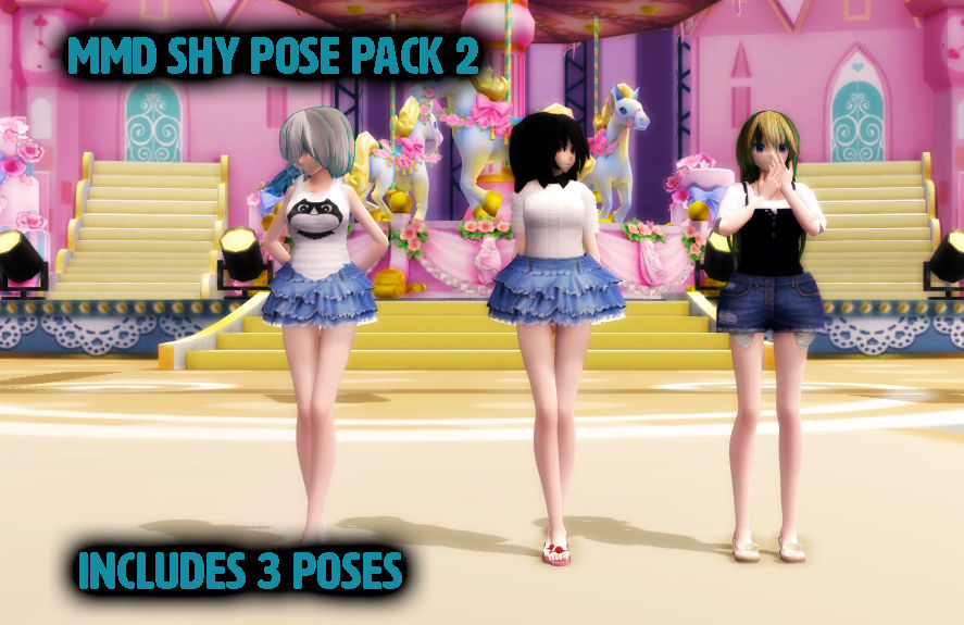 MMD Shy Pose Pack 2 DL by Busgirl333 on DeviantArt