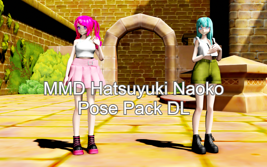 MMD Hatsuyuki Naoko Pose Pack DL by Busgirl333 on DeviantArt