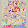 16 icons Sailor Moon