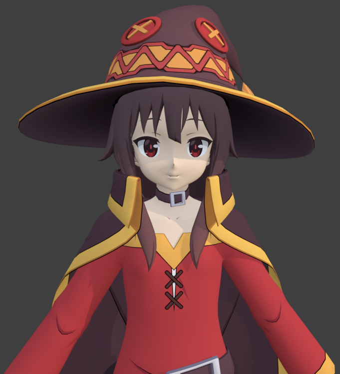 Megumin FBX by kirigayamarc on DeviantArt