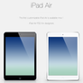 iPad Air customizable PSD