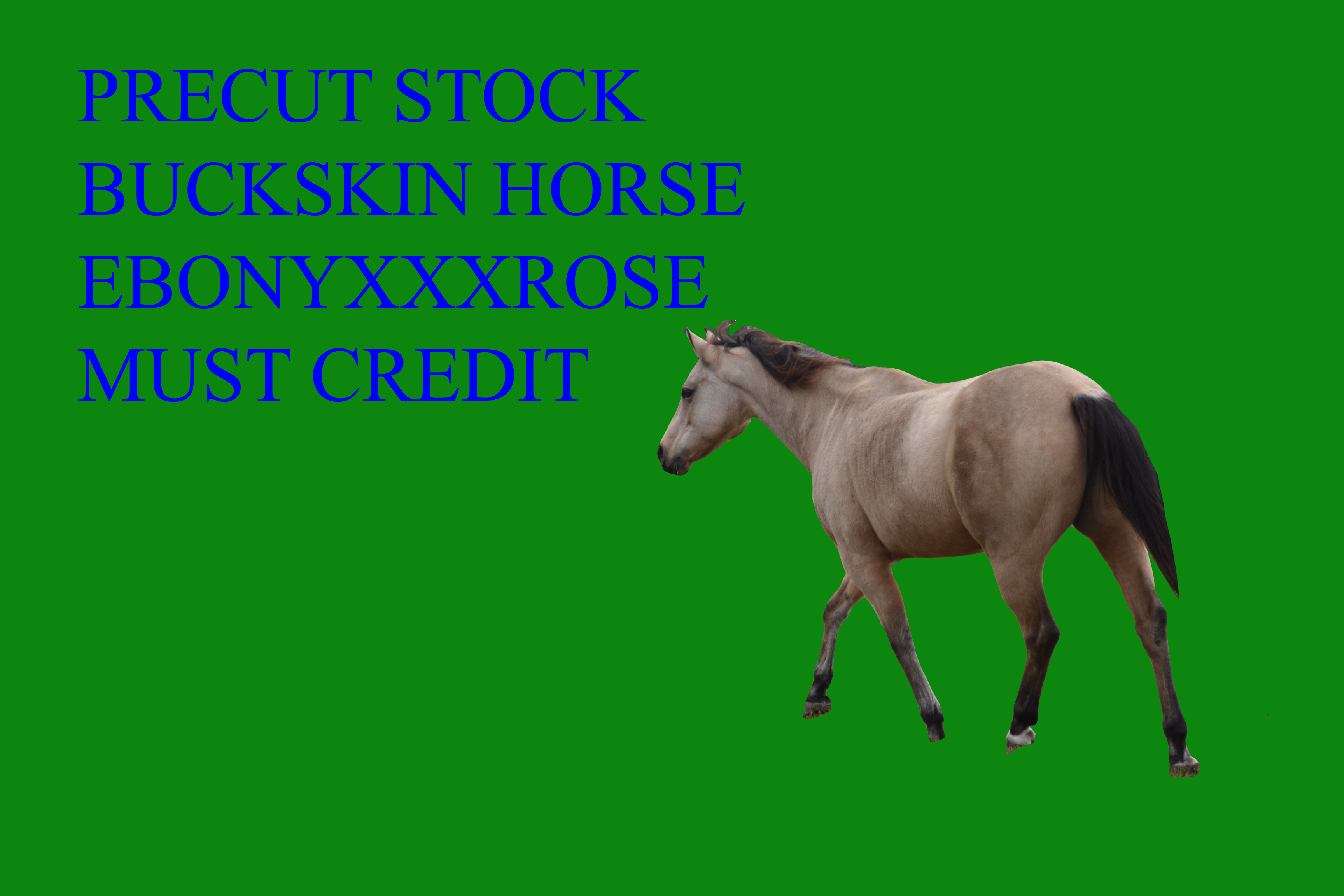 precut buckskin stock