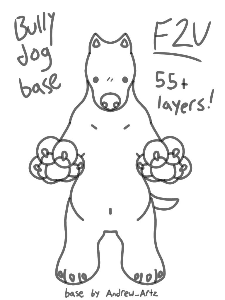 Bully dog base F2U by Andrew-Artz on DeviantArt