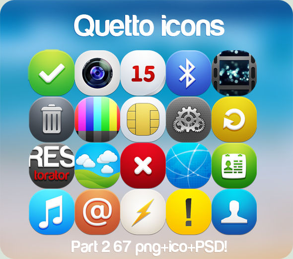'Qetto' icons part 2 by Ampeross on DeviantArt