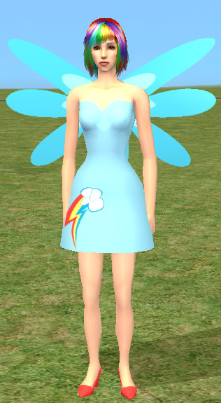 Rainbow Dash (wings) by RenreiChan on DeviantArt