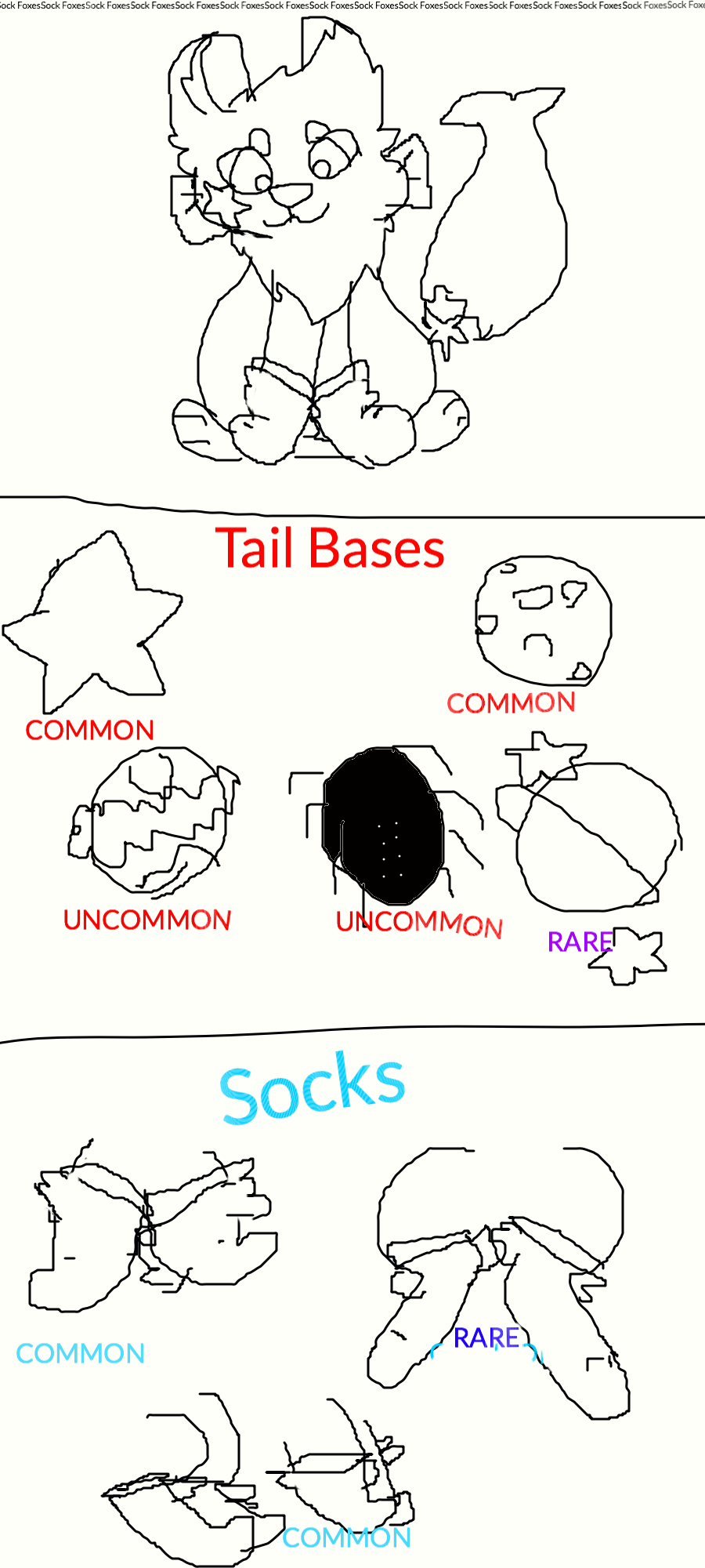 Sockfox Rare Chart by PaperFoxFly on DeviantArt