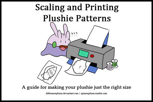 Scaling and Printing Plushie Patterns