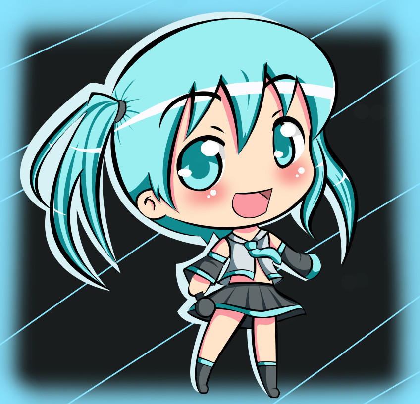 Chibi Hatsune Miku by Annalee-Sama on DeviantArt