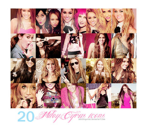 20 miley cyrus icons