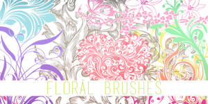 10 floral brushes.