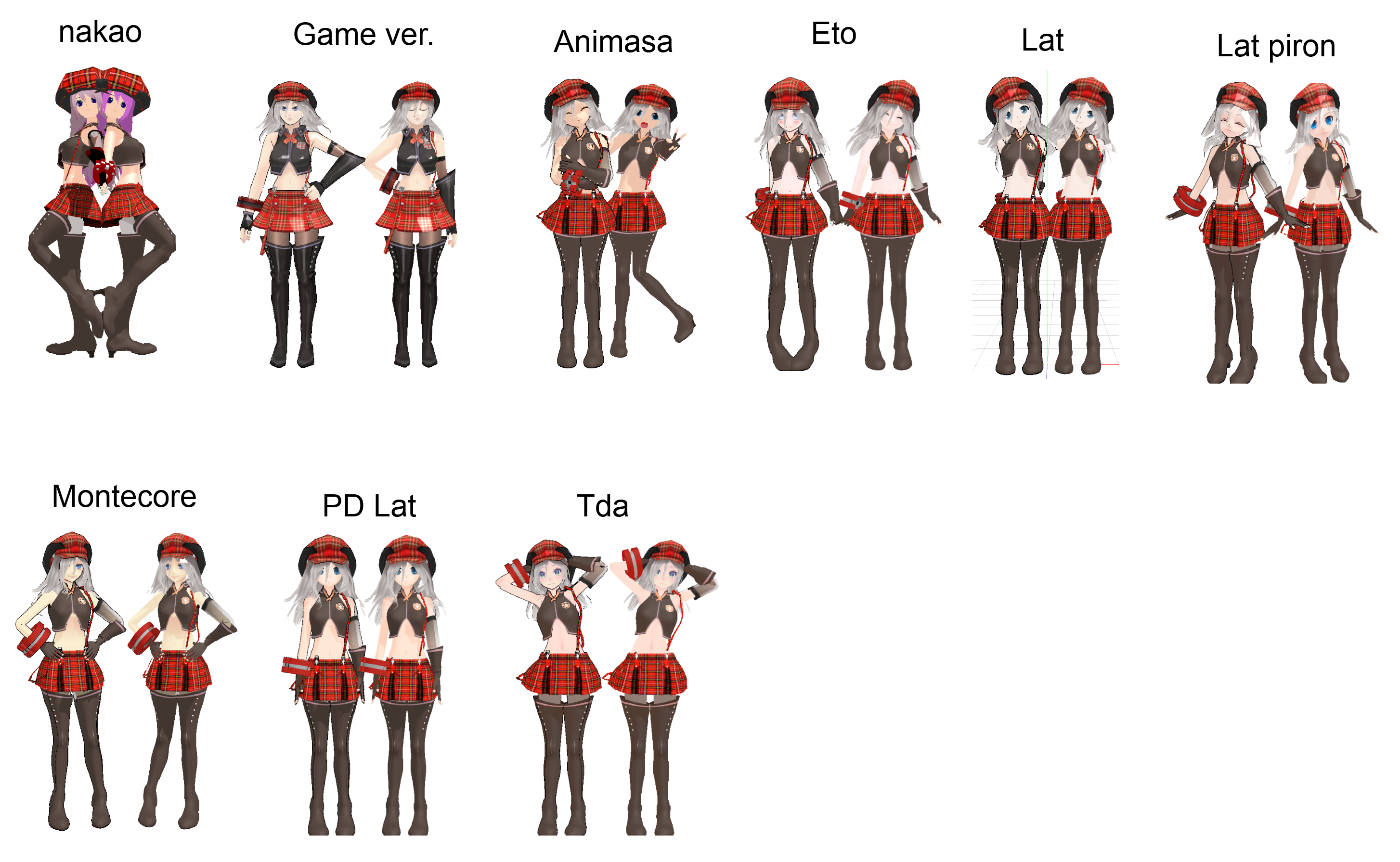mmd Alisa model pack download by MikuEvalon on DeviantArt