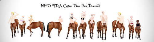 MMD TDA Centaur Base Pack Download by MikuEvalon
