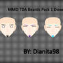 MMD Tda Beard Pack 1 Download 55 Different Colors