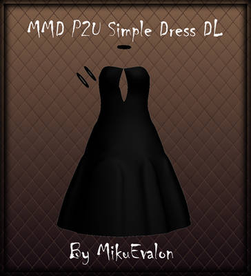MMD P2U Simple Dress DL