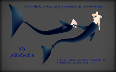 MMD Shark Mermaid/Merman TailBase #1 Download