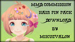 MMD Commission: Hair Pins Pack Download by MikuEvalon