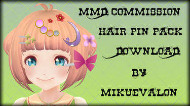 MMD Commission: Hair Pins Pack Download