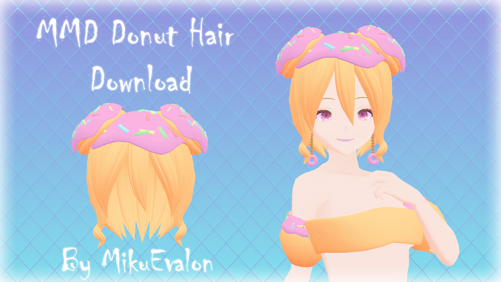 MMD Donut Hair Download {Down}