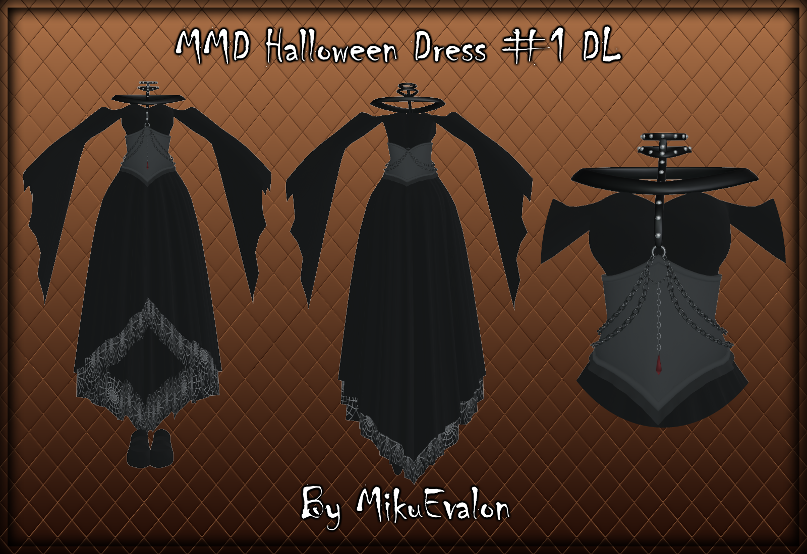 MMD Halloween Dress #1 DL by MikuEvalon on DeviantArt