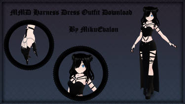 MMD Harness Dress Oufit #1 Download