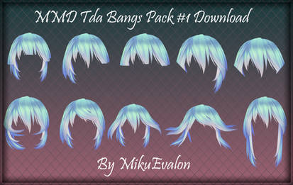 MMD TDA Bangs Pack #1 Download