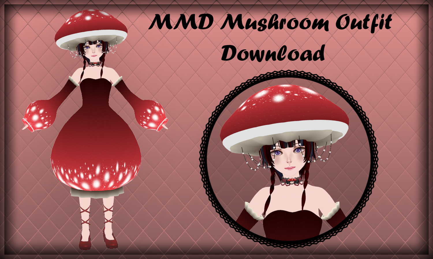 MMD Mushroom Outfit Download by MikuEvalon on DeviantArt