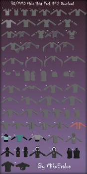 3D/MMD Male Shirt Pack #2 Download