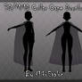 3D/MMD Collar Cape DL