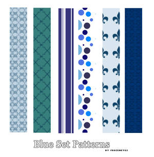 Blue Pattern Set