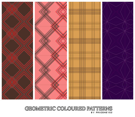 Geometric Coloured Patterns