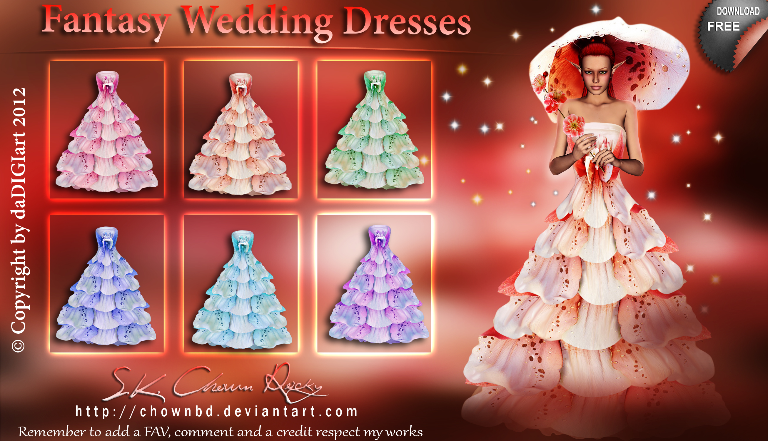 Fantasy Wedding Dresses