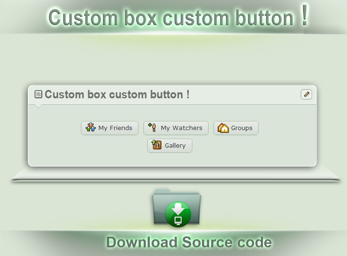 Custom box custom button !