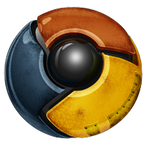 Worn Chrome icon