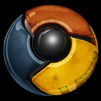 Worn Chrome icon