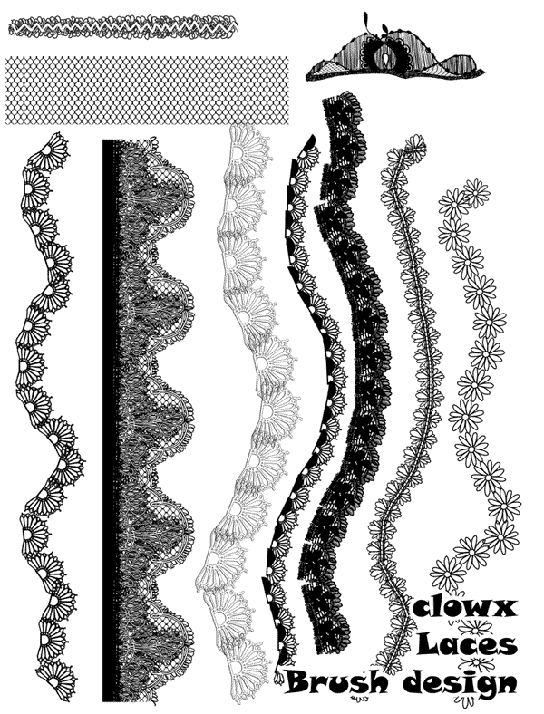Laces brush by clowx