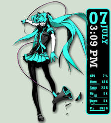 Vocaloid: Love is War Miku Rainmeter