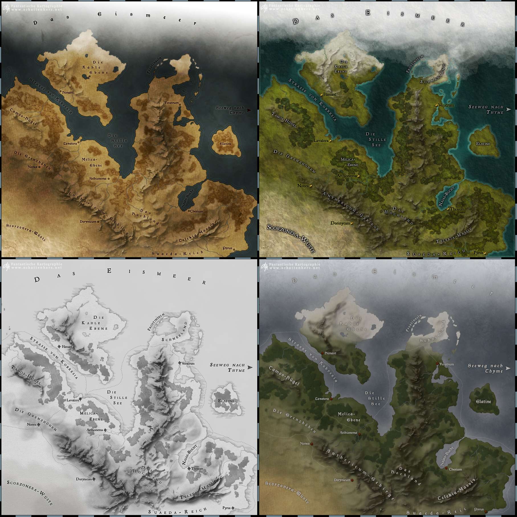 Map pack: styles I-IV by Luned on DeviantArt