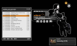 Black Rock Shooter Strength - Winamp Skin