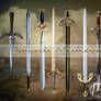 Swords Medieval PSD