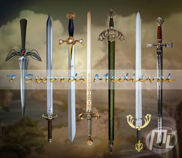 Swords Medieval PSD