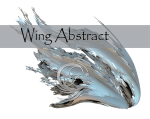 Wing Abstract PNG 3D