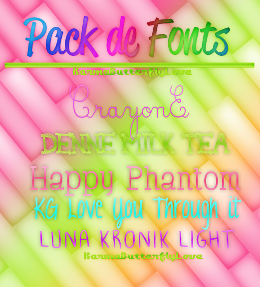 +Pack de Fonts | 2