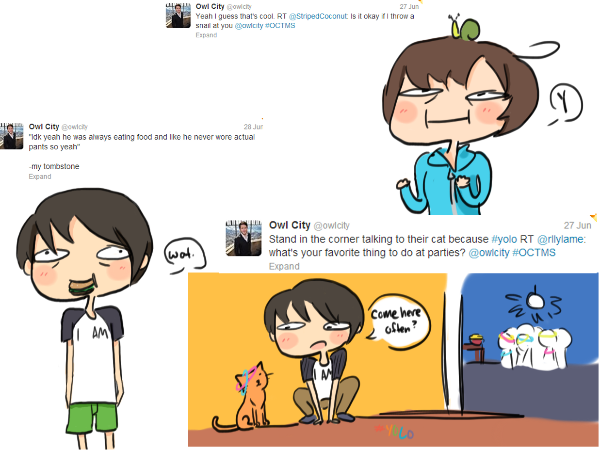 Owl City tweets dump by mistwolf98 on 
