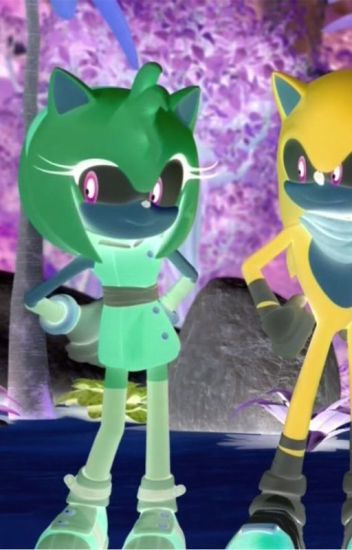 Green Amy Rose and Yellow Sonic by Blaria95-love-bunny on DeviantArt