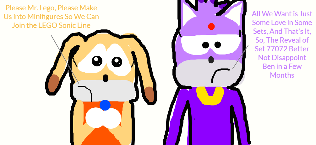 Cream and Blaze Speak Out To LEGO by TeamProckyBen on DeviantArt