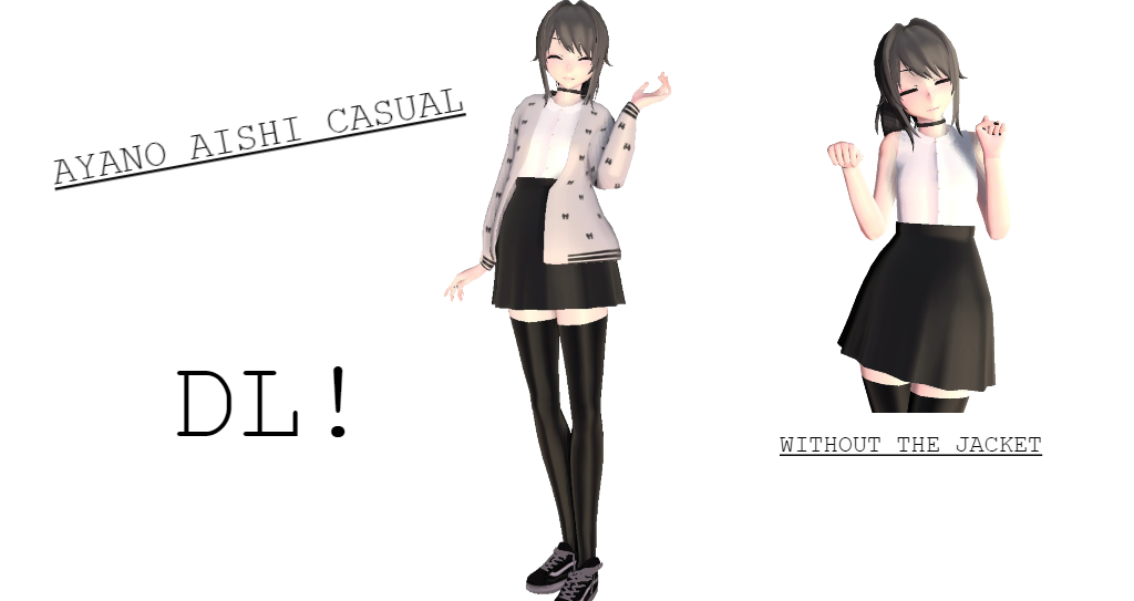 Mmd Ayano Aishi Casual Dl By Ale1244 On Deviantart
