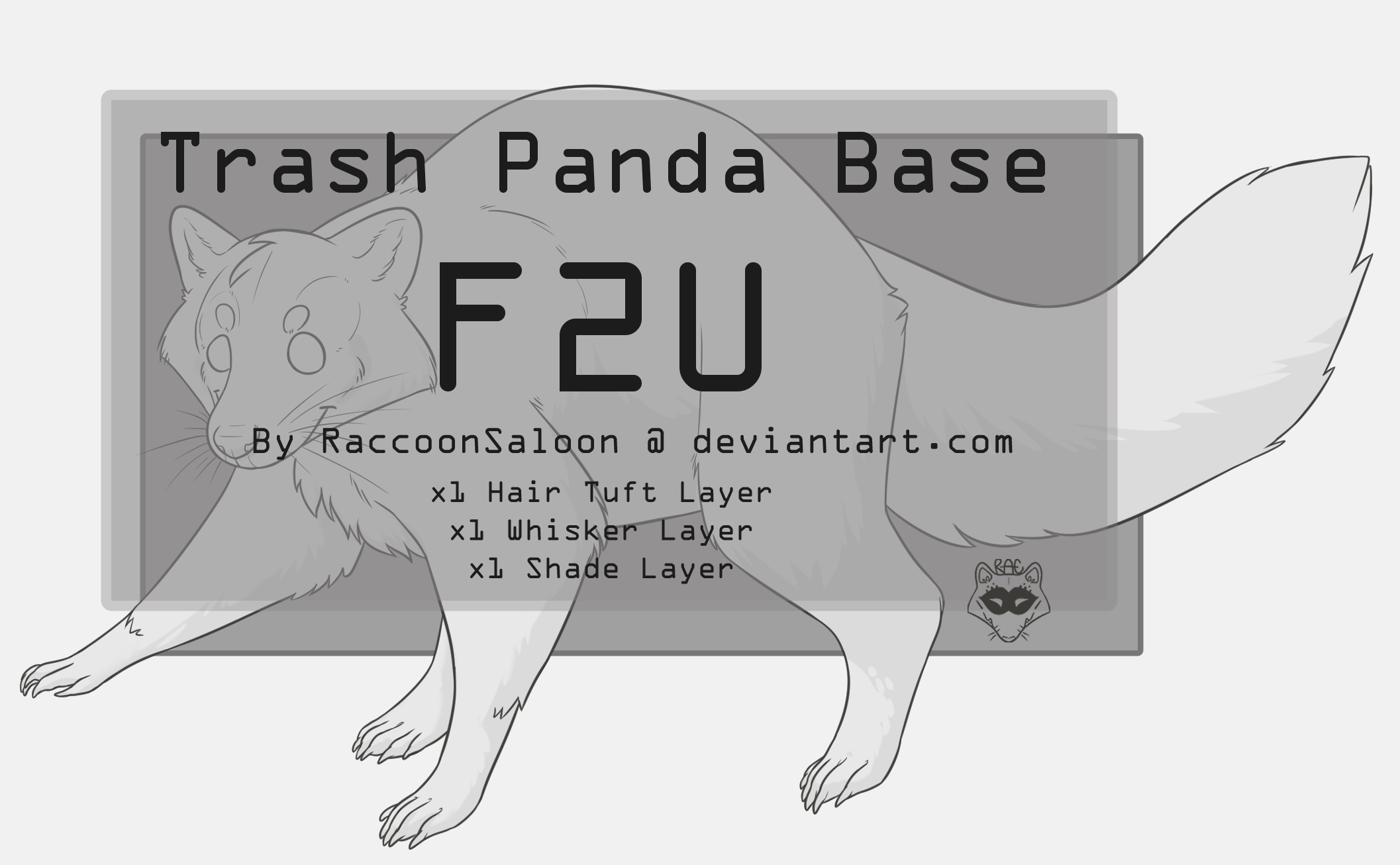 RaccoonF2UBase by RaccoonSaloon on DeviantArt